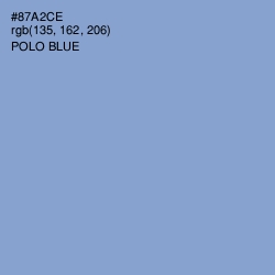 #87A2CE - Polo Blue Color Image